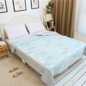 100% Cotton Quilted Water-washing Patchwork Comfort Quilt  100% Cotton Quilted Water-washing Patchwork Comfort Quilt