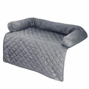 Custom Logo Promotional Grey Foldable Luxury Sofa Large Pet Dog Bed  Custom Logo Promotional Grey Foldable Luxury Sofa Large Pet Dog Bed